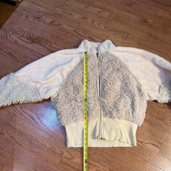 Free People FP One “Aurora” Faux Fur Mixed Media Jacket – Women’s Large - Picture 10 of 11